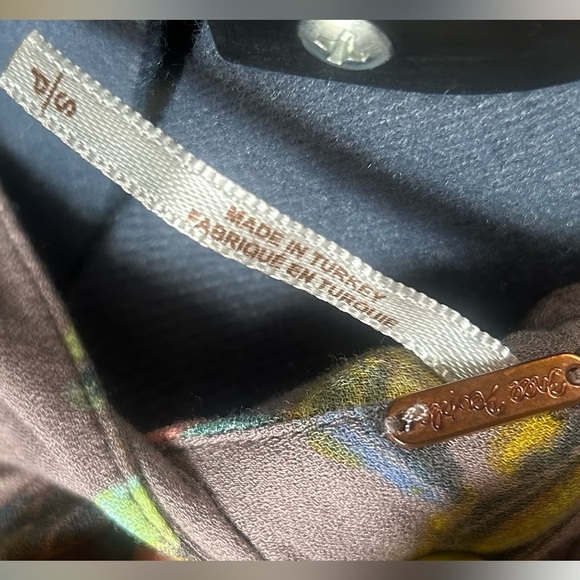 Free People long slee blouse / Floral Size S - Picture 6 of 8